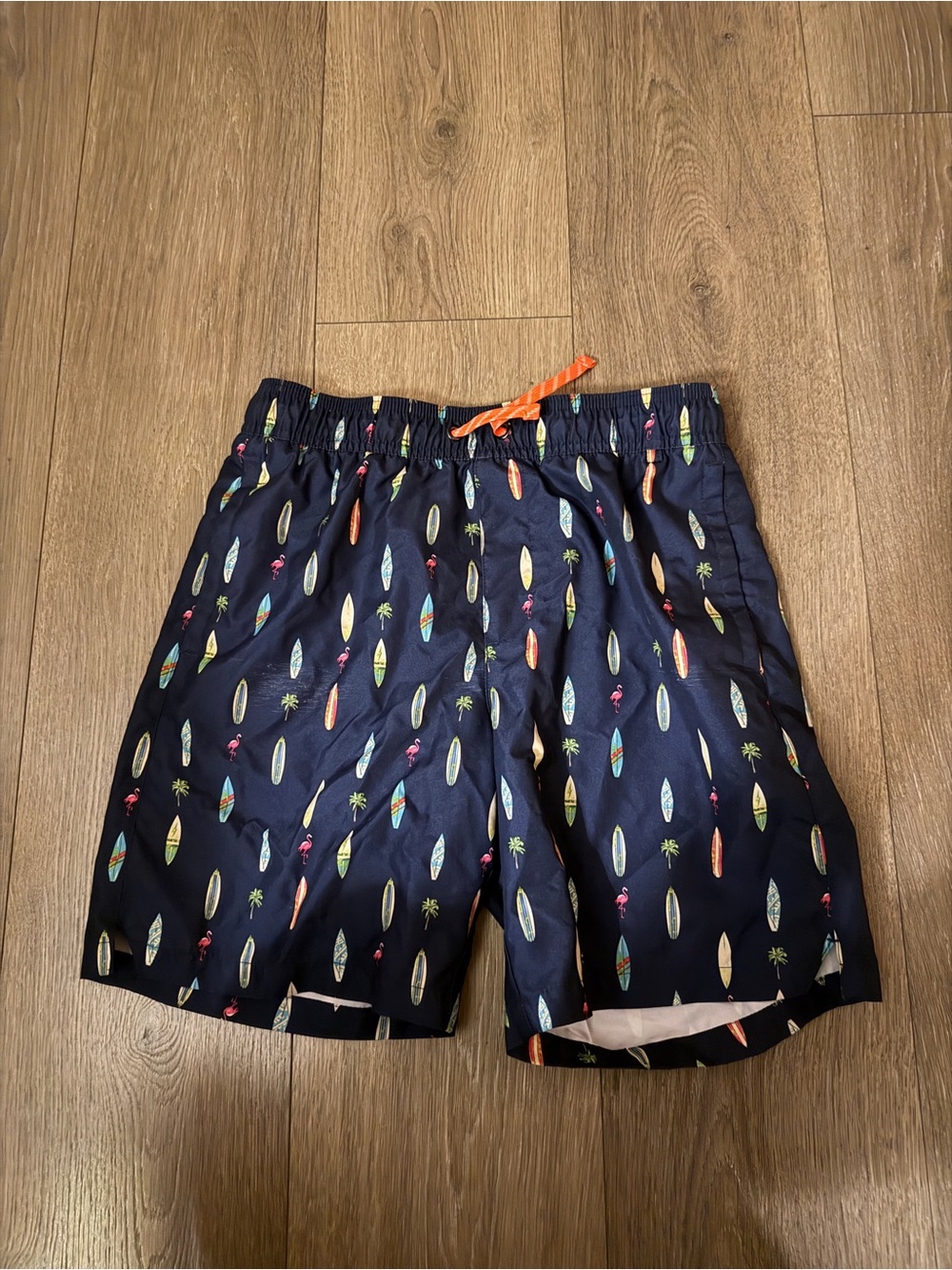 ZeroXposur Navy Blue swim shorts with gray lining boys size 14/16